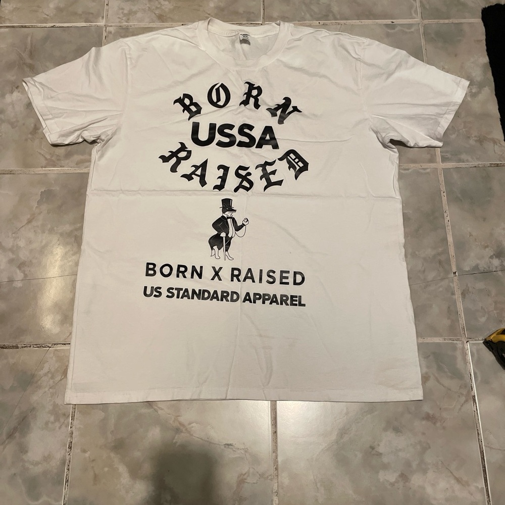 Born X Raised Ussa Us Standard Apparel T-Shirt Sz Xl Graphic Tee Streetwear